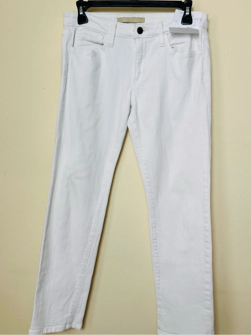 Joe's Jeans Straight Leg Jeans in White Sz W-28